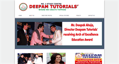 Desktop Screenshot of deepamtutorials.org