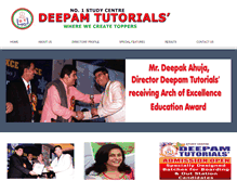 Tablet Screenshot of deepamtutorials.org